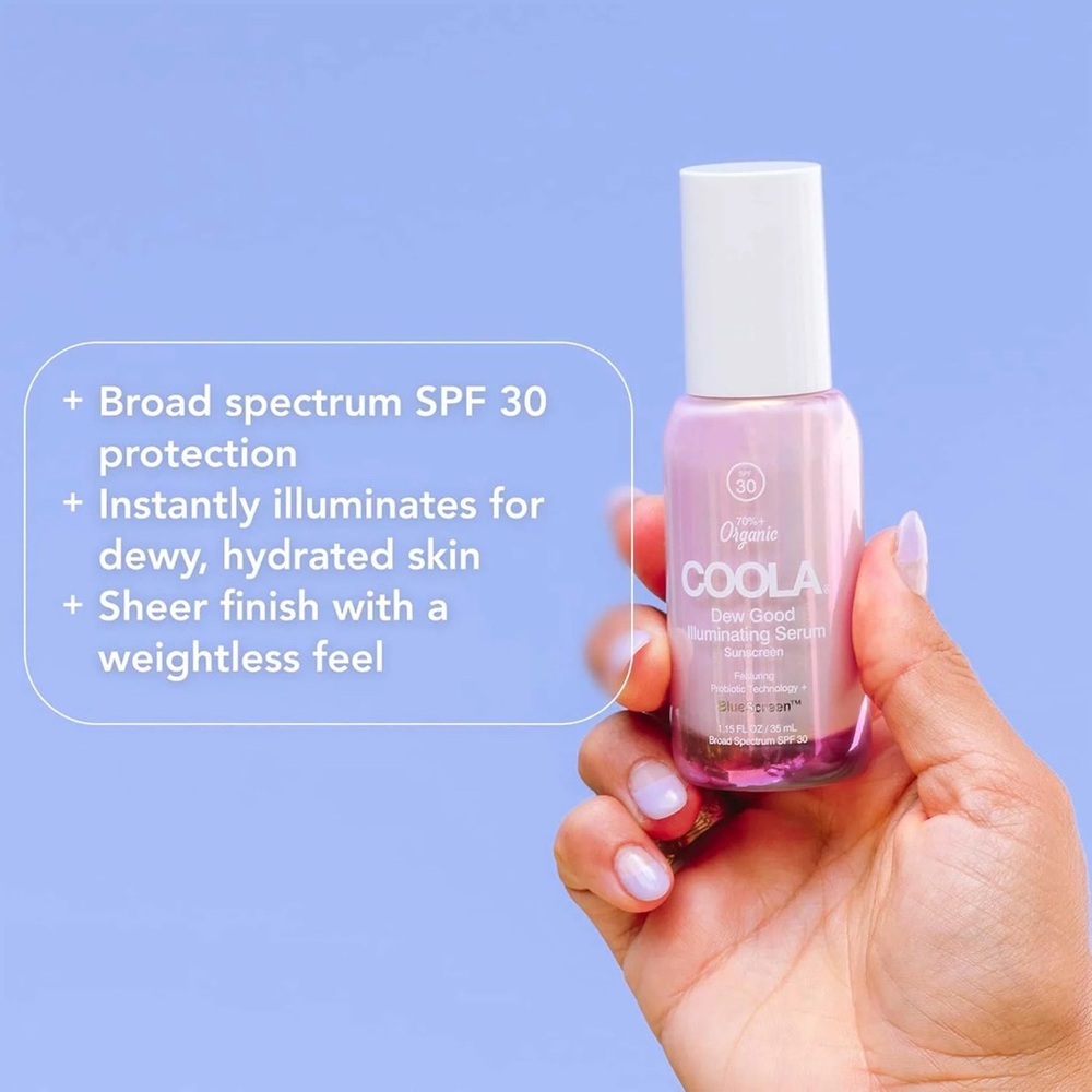 BNIB Coola Dew Good Illuminating Serum Sunscreen with Probiotic Technology SPF30 - Picture 4 of 9